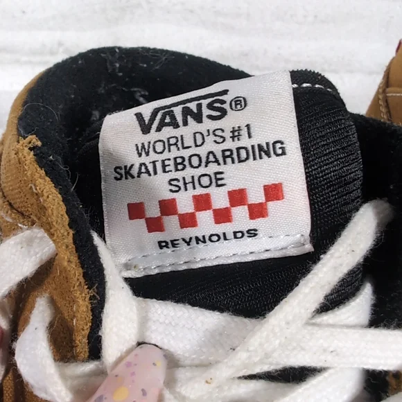 Vans Half Cab 92 Men Shoes Size 7 Andrew Reynolds Golden Brown Skateboard Suede